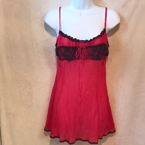 💋💋 SEXY RED & BLACK LINGERIE NIGHTY 💋💋